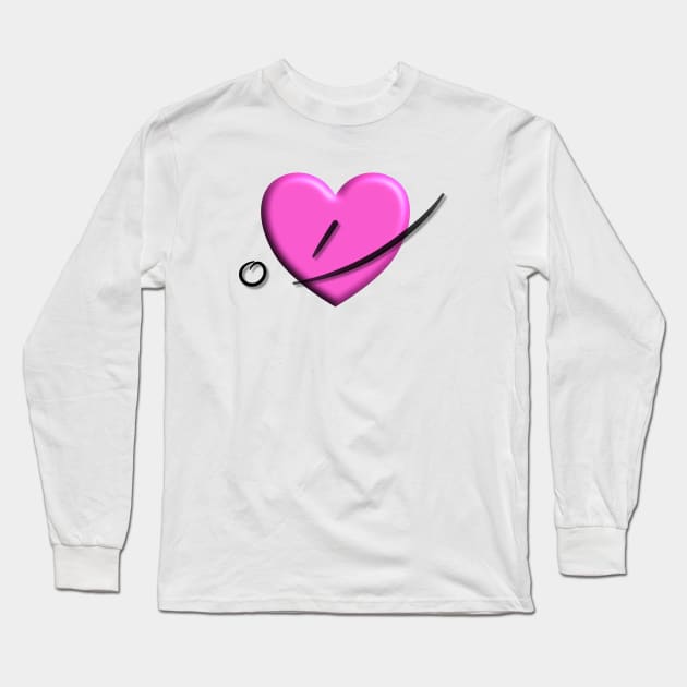 “I ❤️ Shorthand” in shorthand 3D Long Sleeve T-Shirt by rand0mity